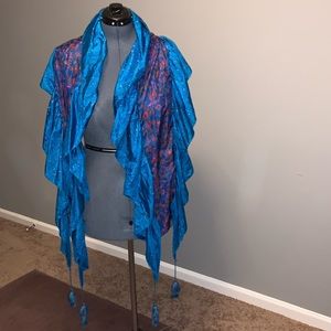 100% silk scarf from Anthropologie
